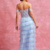 Vestido de fiesta ice blue M - Cód. 15371 - Imagen 3