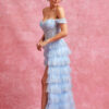 Vestido de fiesta ice blue M - Cód. 15371 - Imagen 5