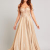 Vestido de fiesta gold XS - Cód. 15382
