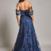 Vestido de fiesta navy L - Cód. 15291 - Imagen 3