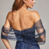 Vestido de fiesta navy L - Cód. 15291 - Imagen 4
