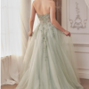 Vestido de fiesta sage 6 - Cód. 15512 - Imagen 3