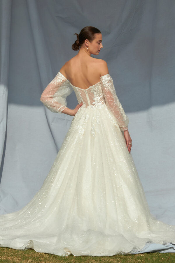 Vestido de novia off white M - Cód. 15550 - Imagen 3