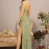 Vestido de fiesta green S - Cód. 15473 - Imagen 3
