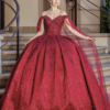Vestido de quince años burgundy L - Cód. 15695