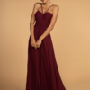 Vestido de fiesta wine L - Cód. 15719