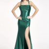 Vestido de fiesta green M - Cód. 15736