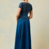 Vestido de fiesta teal 5XL - Cód. 15779 - Imagen 3