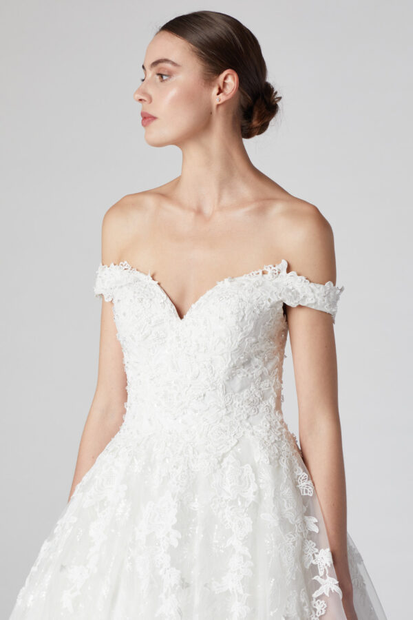 Vestido de novia off white XL - Cód. 15861 - Imagen 4