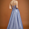 Vestido de fiesta blue M - Cód. 15950 - Imagen 3