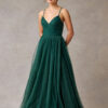 Vestido de fiesta hunter green M - Cód. 15952 - Imagen 2