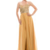 Vestido de fiesta gold L - Cód. 15958
