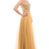 Vestido de fiesta gold L - Cód. 15958 - Imagen 5