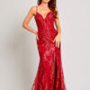 Vestido de fiesta burgundy L - Cód. 16064