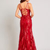 Vestido de fiesta burgundy L - Cód. 16064 - Imagen 3