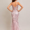 Vestido de fiesta mauve M - Cód. 16074 - Imagen 3