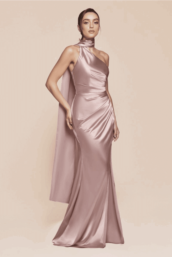 Vestido de fiesta mauve 8 - Cód. 16164