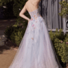 Vestido de fiesta lt blue 8 - Cód. 16169 - Imagen 3
