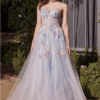 Vestido de fiesta lt blue 8 - Cód. 16169