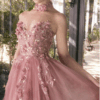 Vestido de fiesta dusty rose - Cód. 16174