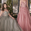 Vestido de fiesta dusty rose - Cód. 16174 - Imagen 3