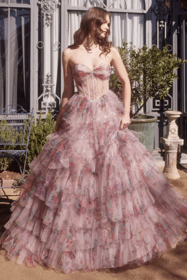 Vestido de fiesta multi 10 - Cód. 16177
