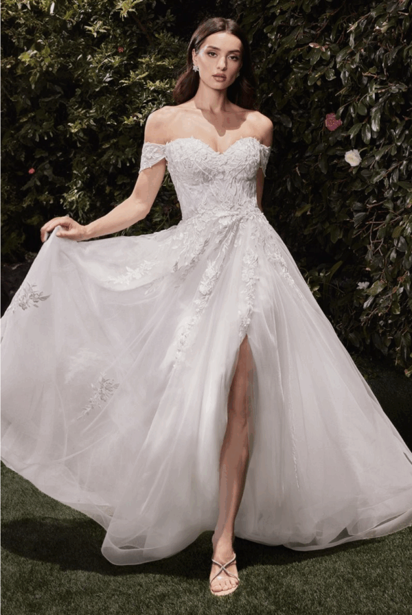 Vestido de novia off white 8 - Cód. 16241