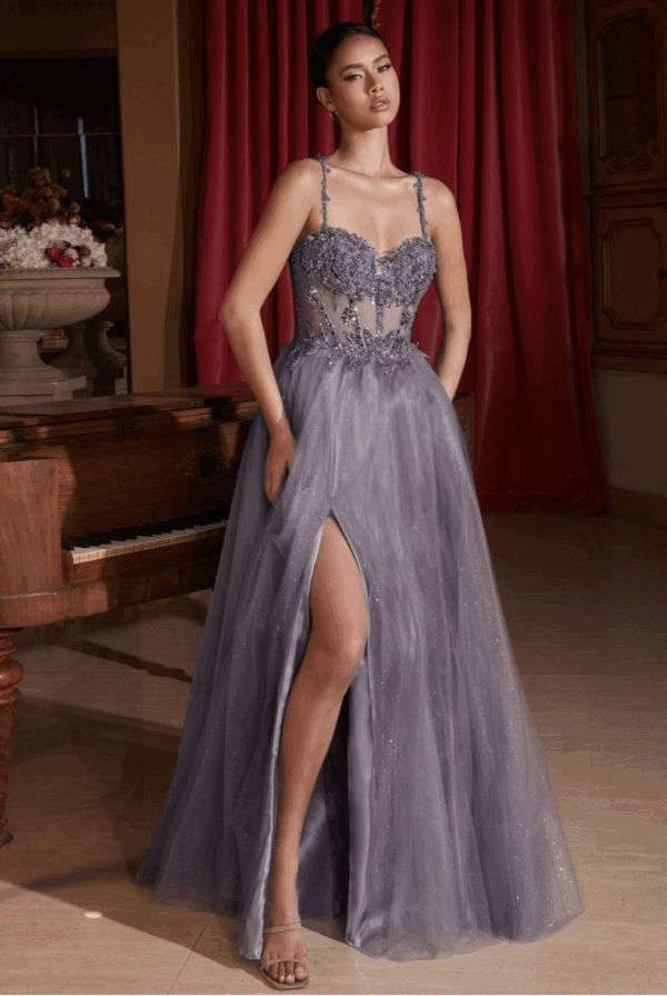 Vestido de fiesta english violet 6 - Cód. 16190