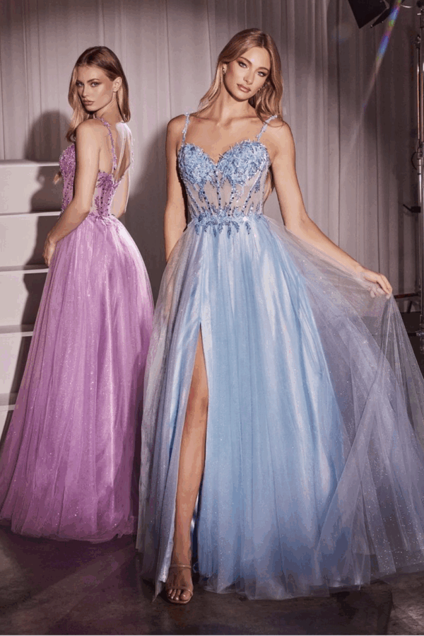 Vestido de fiesta blue 8 - Cód. 16191