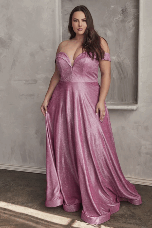 Vestido de fiesta metallic rose 18  - Cód.16197
