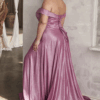 Vestido de fiesta metallic rose 18  - Cód.16197 - Imagen 3