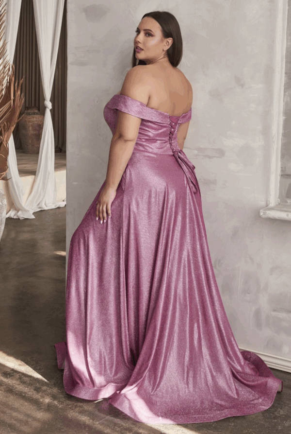 Vestido de fiesta metallic rose 18  - Cód.16197 - Imagen 3