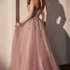 Vestido de fiesta dusty rose 4 - Cód. 16213 - Imagen 3