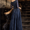 Vestido de fiesta navy 20 - Cód. 16216 - Imagen 3