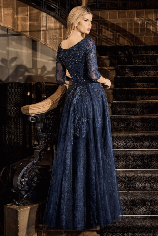 Vestido de fiesta navy 20 - Cód. 16216 - Imagen 3
