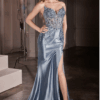 Vestido de fiesta dusty blue 10 - Cód. 16220