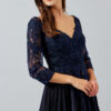 Vestido de fiesta navy 3XL - Cód. 16158 - Imagen 4