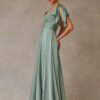 Vestido de fiesta sage L - Cód. 16159 - Imagen 5