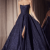 Vestido de fiesta navy xl - Cód. 16228