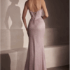 Vestido de fiesta dusty rose M - Cód. 16233 - Imagen 3