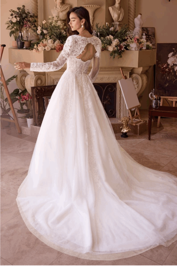 Vestido de novia off white 8 - Cód. 16248 - Imagen 3