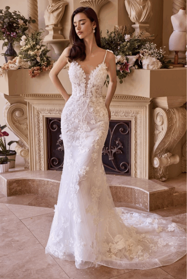 Vestido de novia off white - Cód. 16250