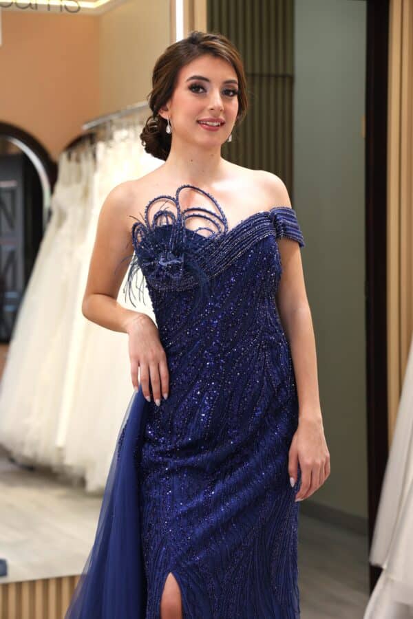 Vestido de fiesta blue 16 - Cód. 16280 - Imagen 3