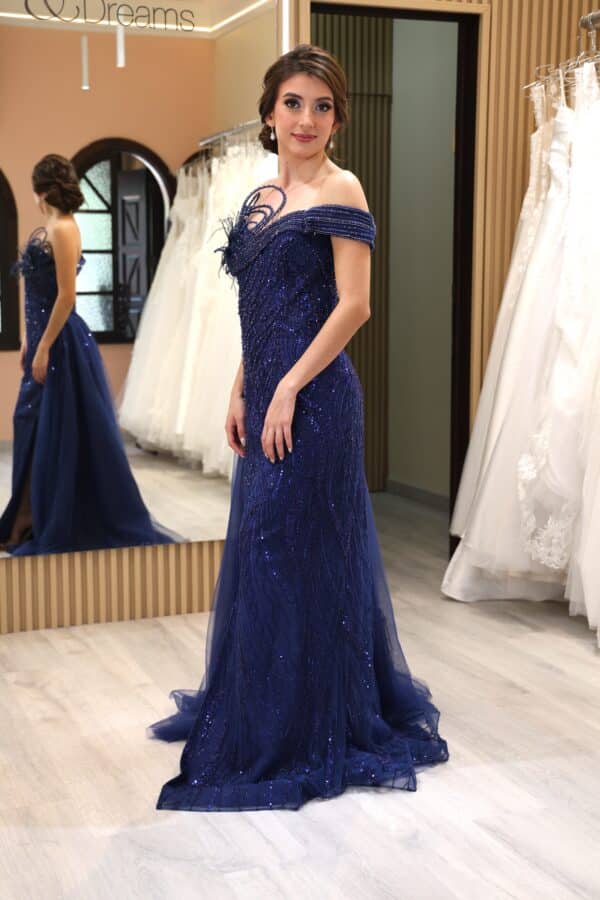 Vestido de fiesta blue 16 - Cód. 16280 - Imagen 4