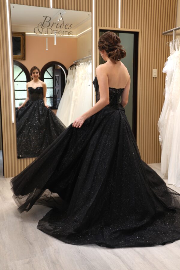 Vestido de fiesta black 16 - Cód. 16287 - Imagen 3