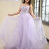 Vestido de fiesta lila 16 - Cód. 16291
