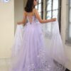 Vestido de fiesta lila 16 - Cód. 16291 - Imagen 3
