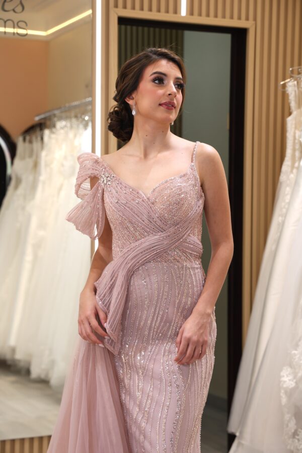 Vestido de fiesta mauve 16 - Cód. 16299 - Imagen 5