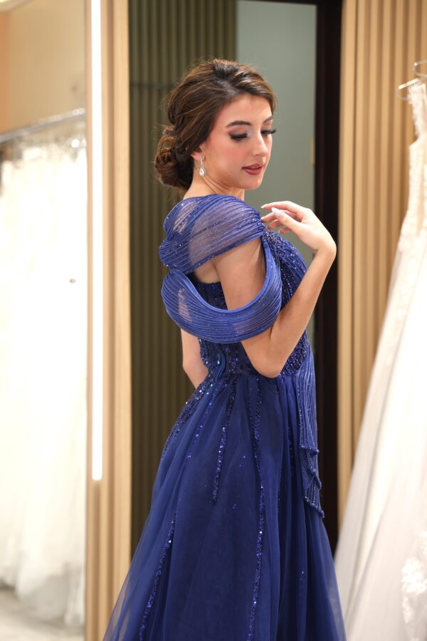 Vestido de fiesta navy 16 - Cód. 16300 - Imagen 4