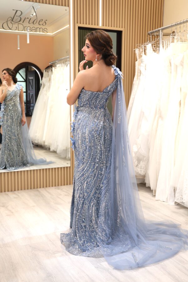 Vestido de fiesta silver 16 - Cód. 16301 - Imagen 4